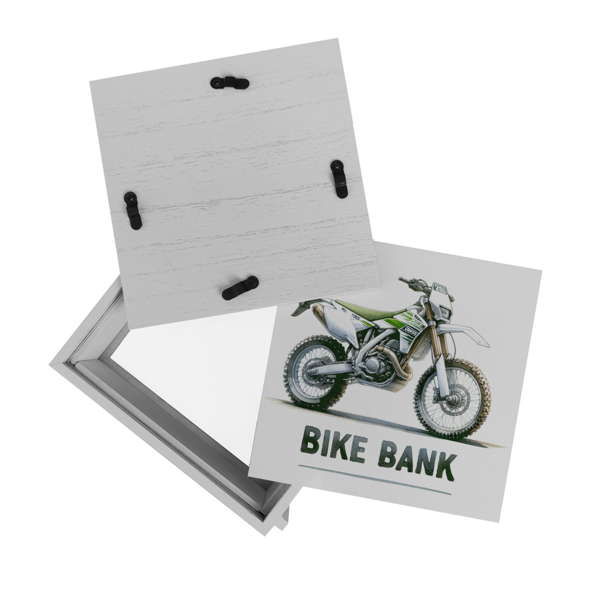 Enduro Motorrad Spardose mit Spruch Bike Bank