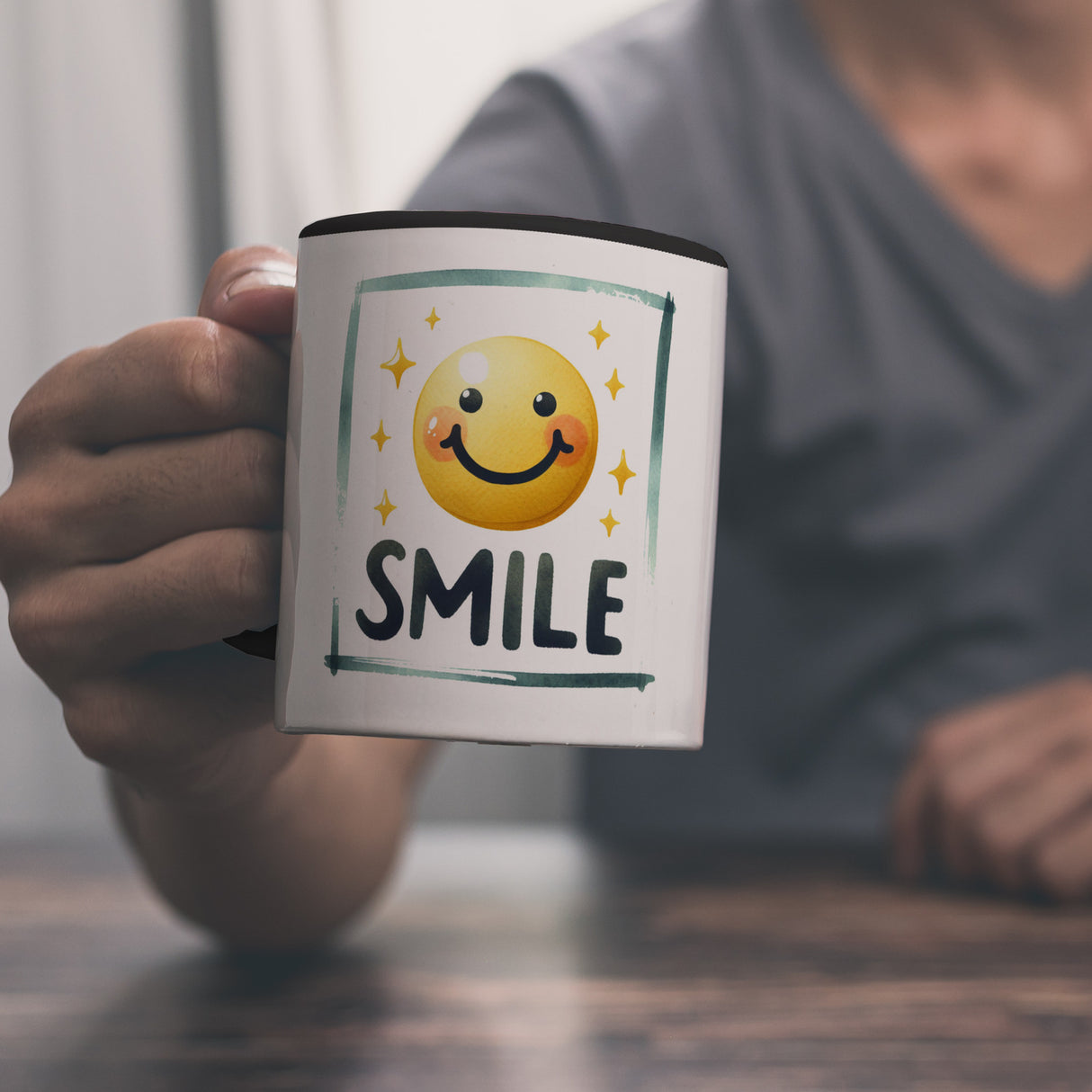 Smile Emoticon Kaffeebecher