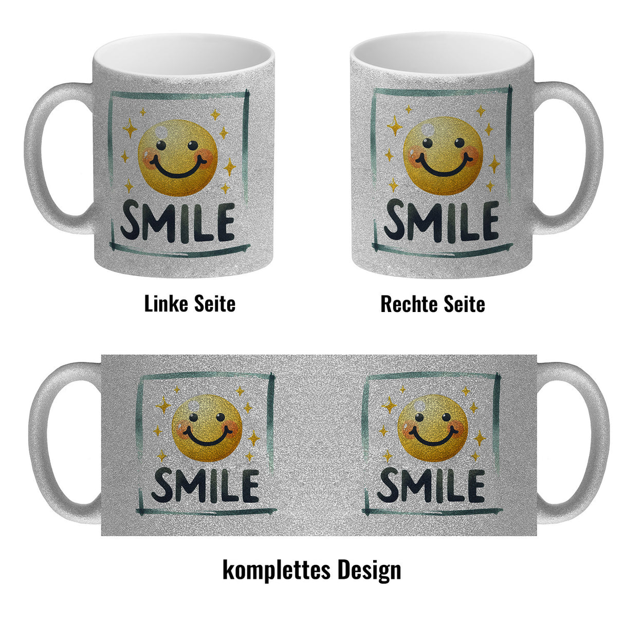 Smile Emoticon Kaffeebecher