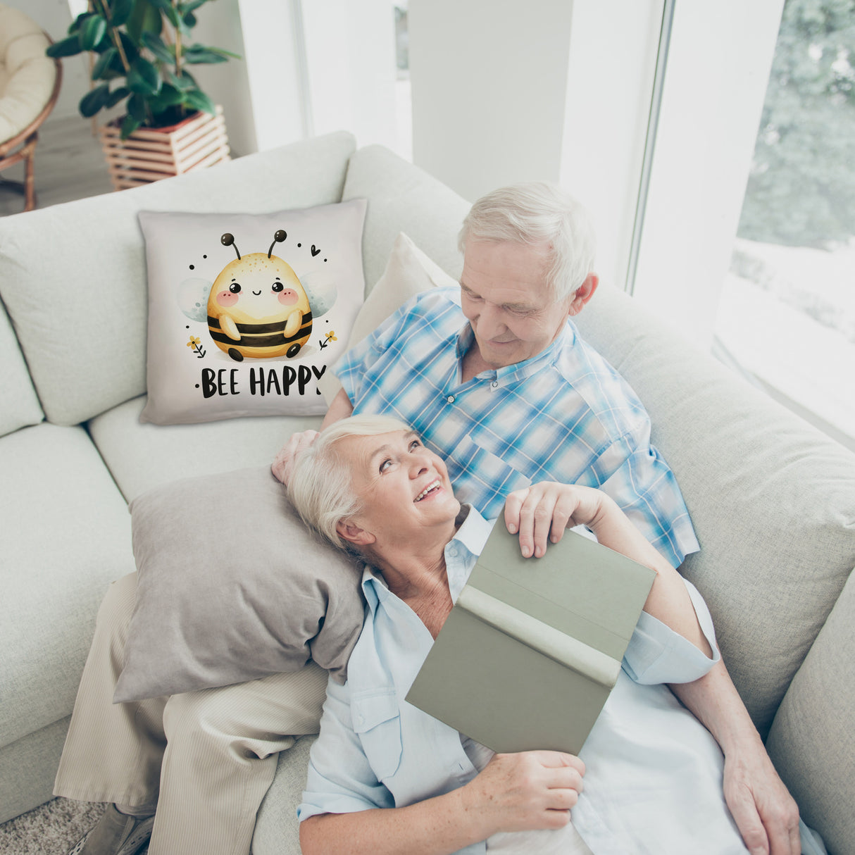 Biene Bee Happy Kissen