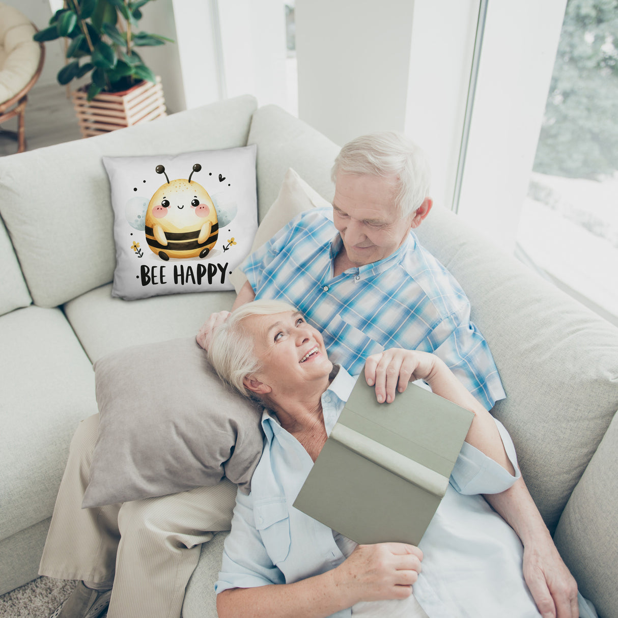 Biene Bee Happy Kissen