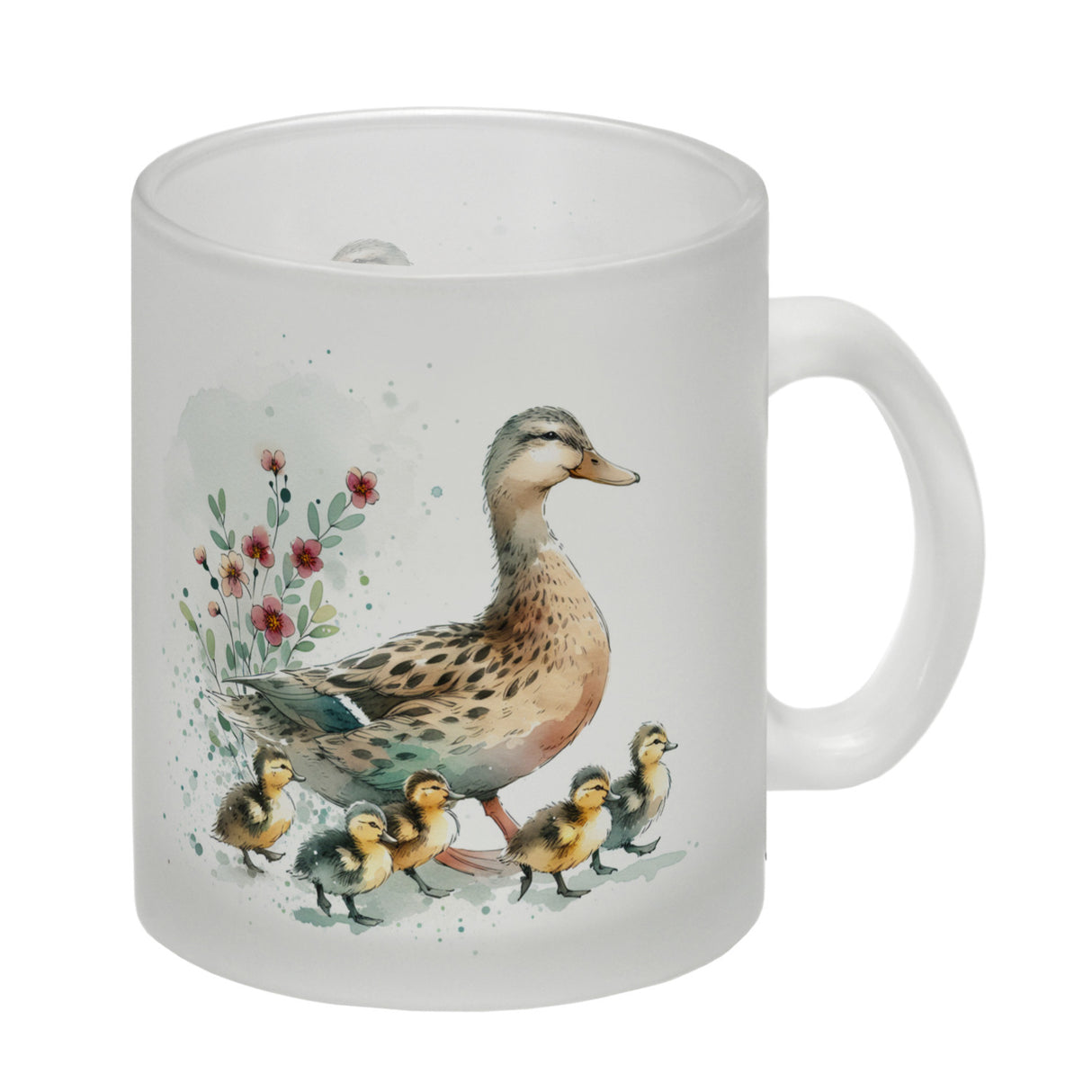Ente mit Küken Kaffeebecher