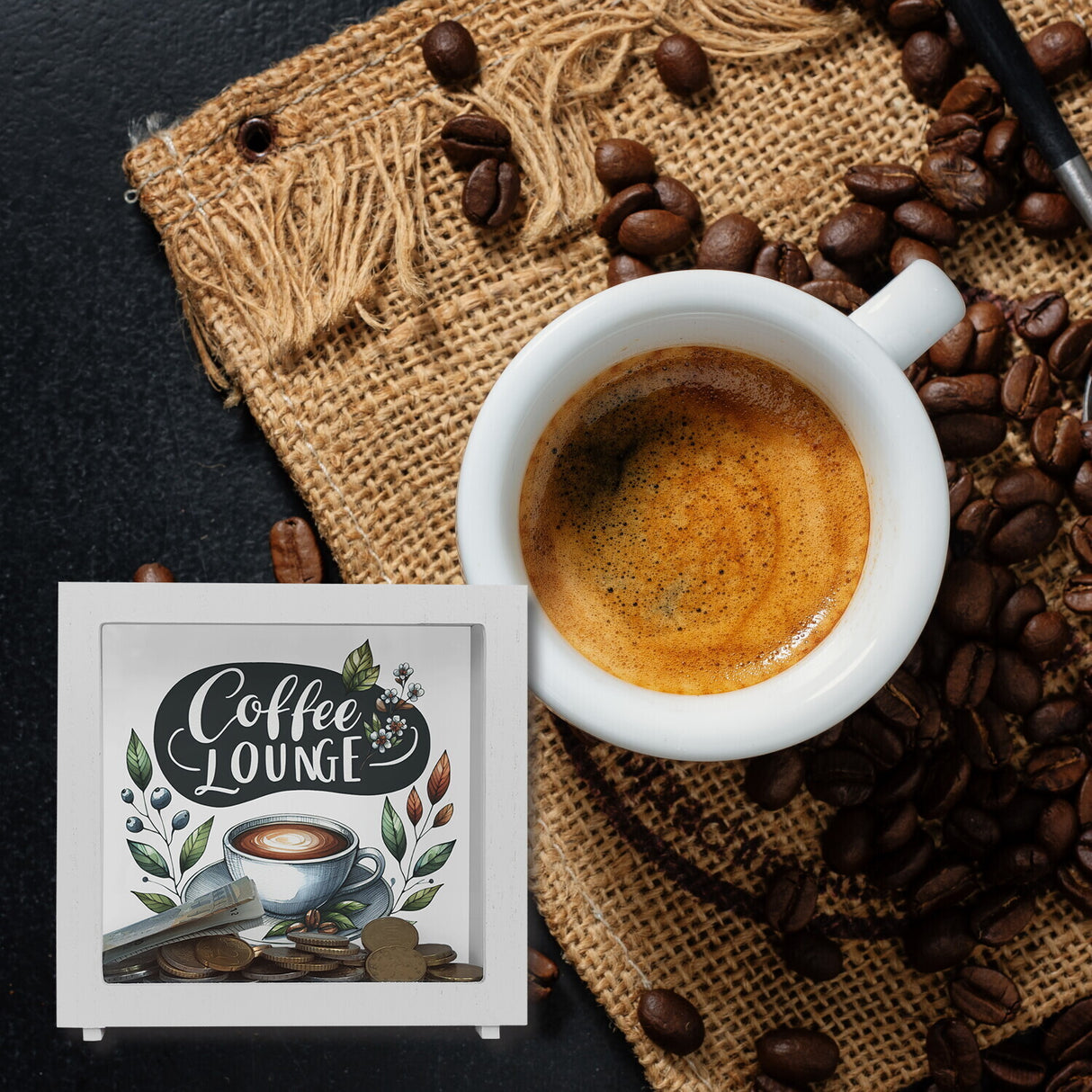 Coffee Lounge Spardose