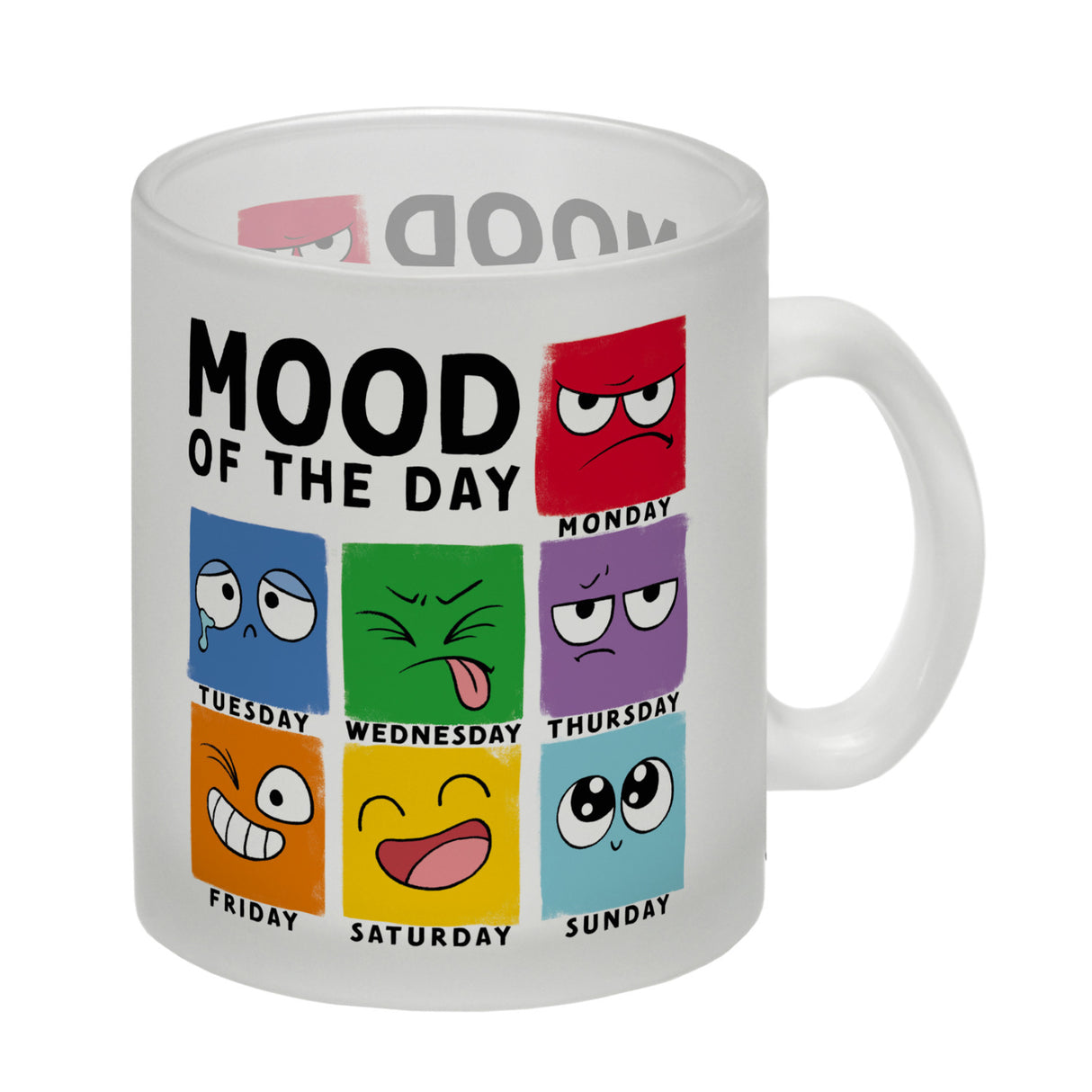 Emotionen Kaffeebecher mit Spruch Mood of the Day