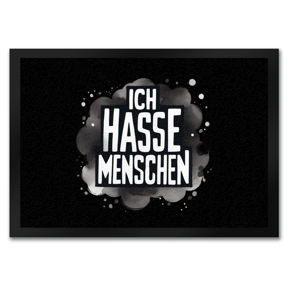 Ich hasse Menschen Fußmatte in 35x50 cm