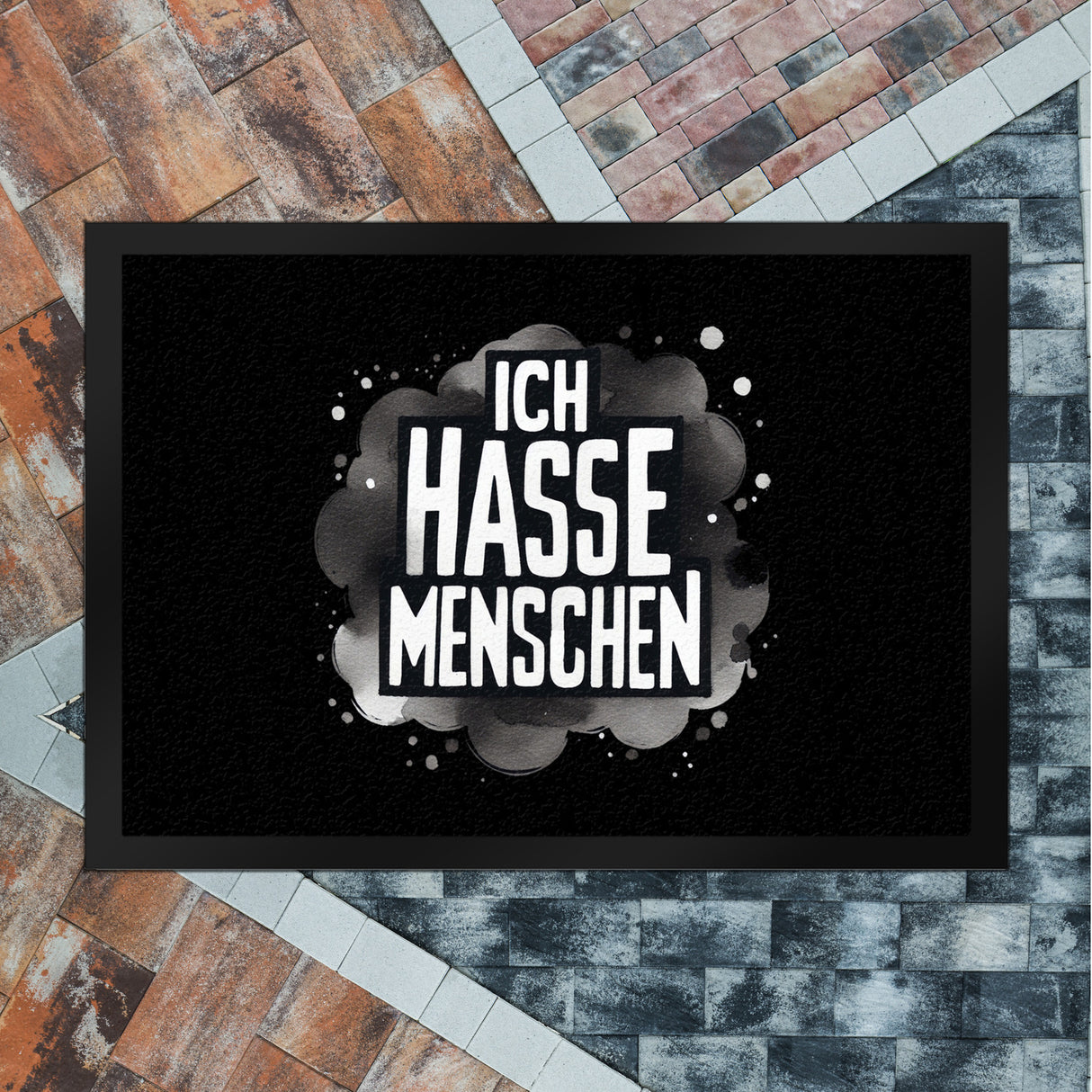 Ich hasse Menschen Fußmatte in 35x50 cm