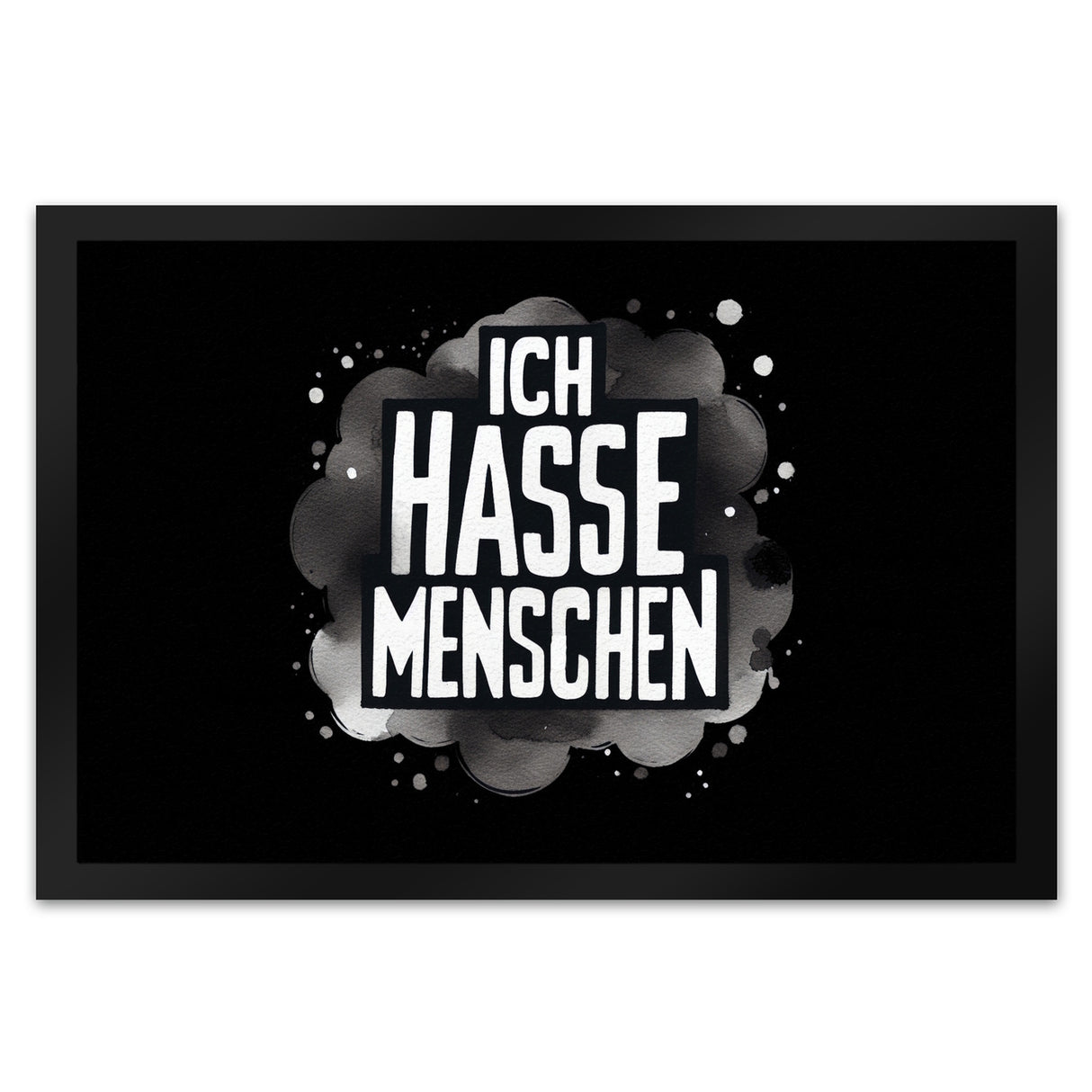 Ich hasse Menschen Fußmatte in 35x50 cm