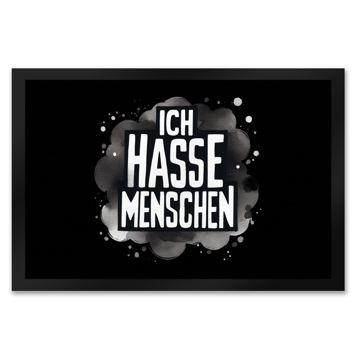 Ich hasse Menschen Fußmatte in 35x50 cm