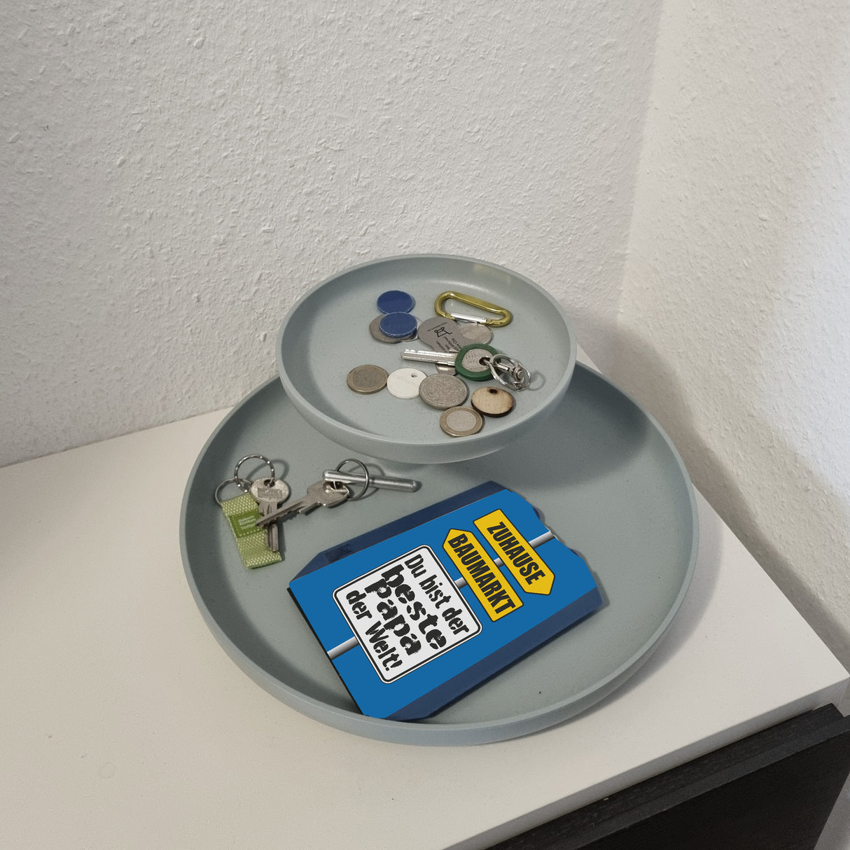 Der beste Papa der Welt Parkscheibe mit Spruch Zuhause und im Baumarkt