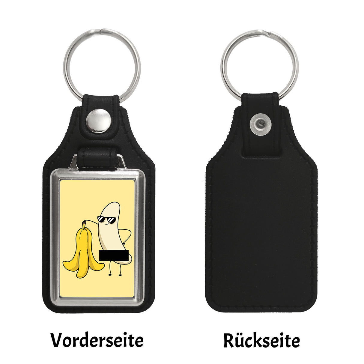 Nackte Banane Schlüsselanhänger