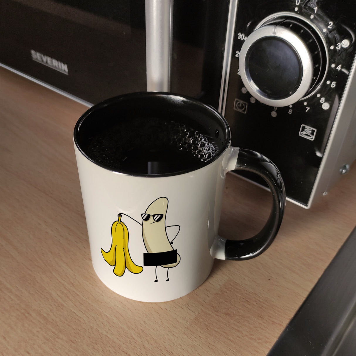 Nackte Banane Kaffeebecher