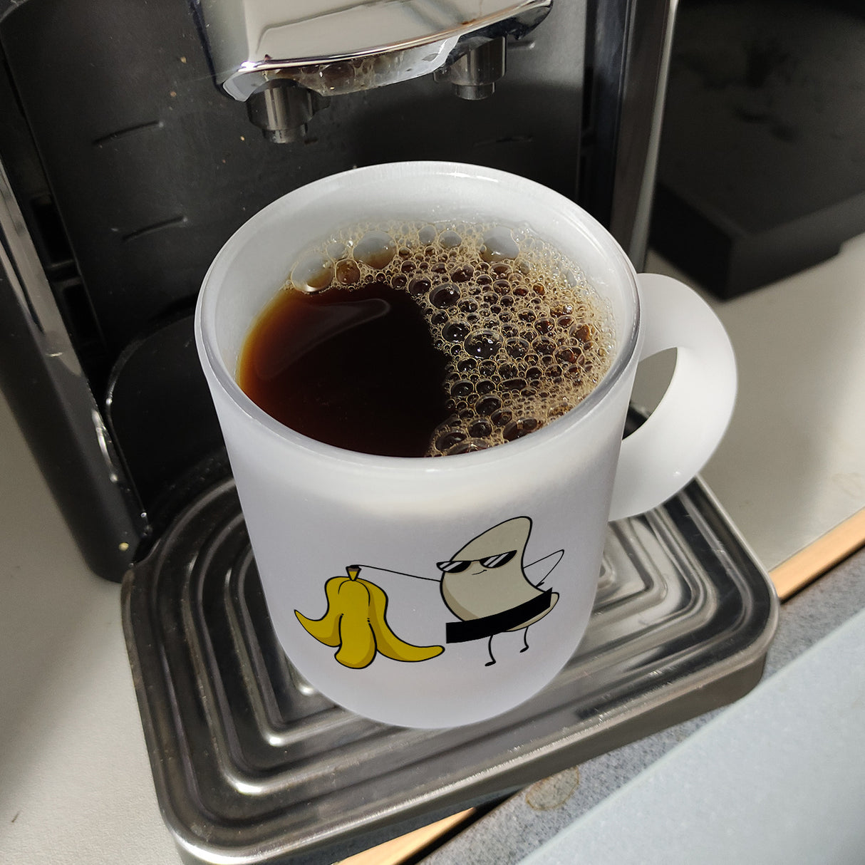Nackte Banane Kaffeebecher