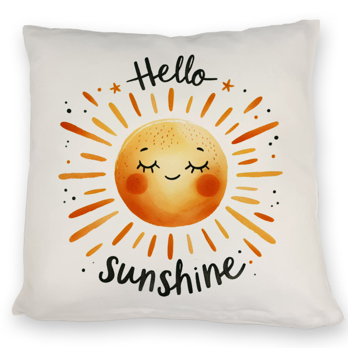 Sonne Freundschaft Kissen mit Spruch Hello sunshine
