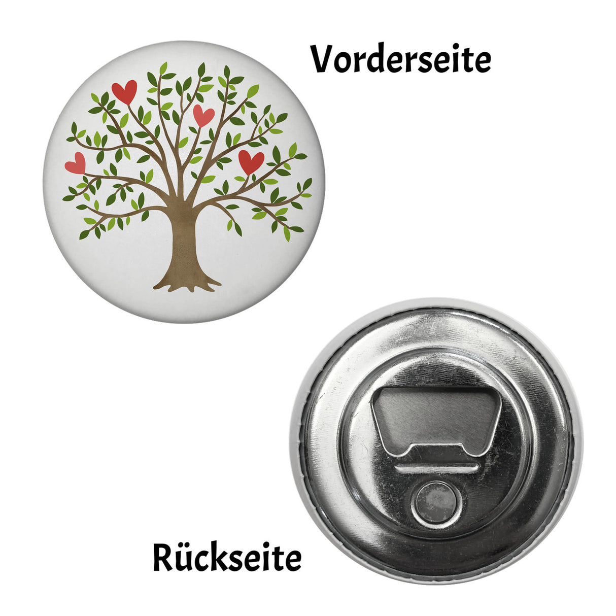 Lebensbaum Magnet rund