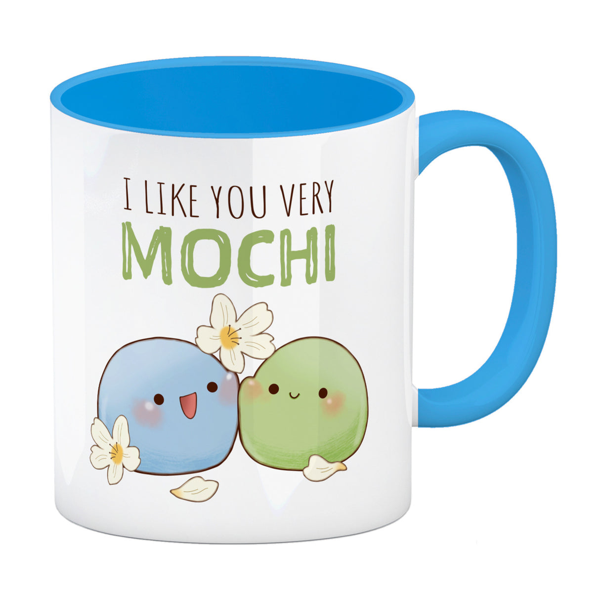 Mochi Freunde Kaffeebecher mit Spruch I like you very Mochi