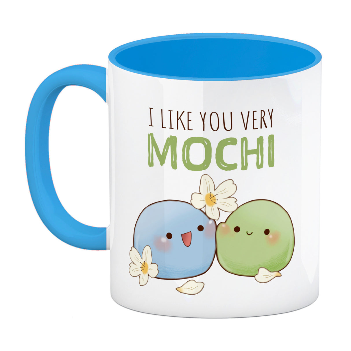 Mochi Freunde Kaffeebecher mit Spruch I like you very Mochi