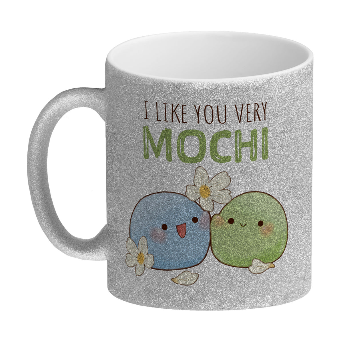 Mochi Freunde Kaffeebecher mit Spruch I like you very Mochi
