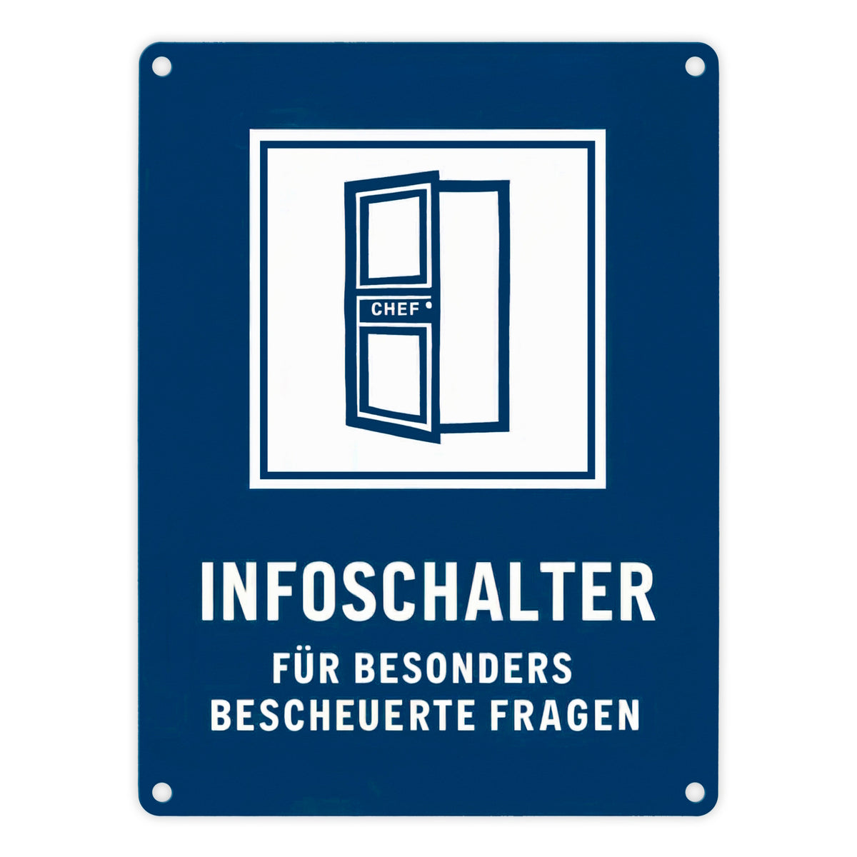 infoschalter für besonders bescheuerte fragen