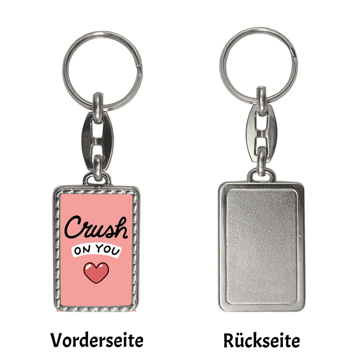 Jelly & Friends Herz Schlüsselanhänger mit Spruch Crush on you