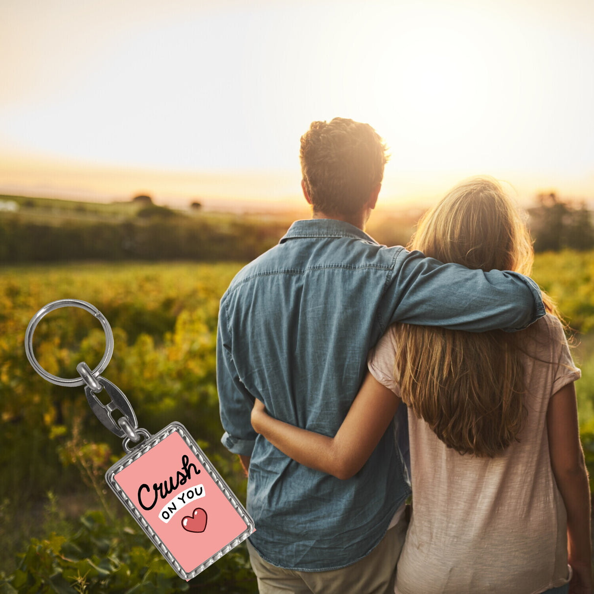 Jelly & Friends Herz Schlüsselanhänger mit Spruch Crush on you