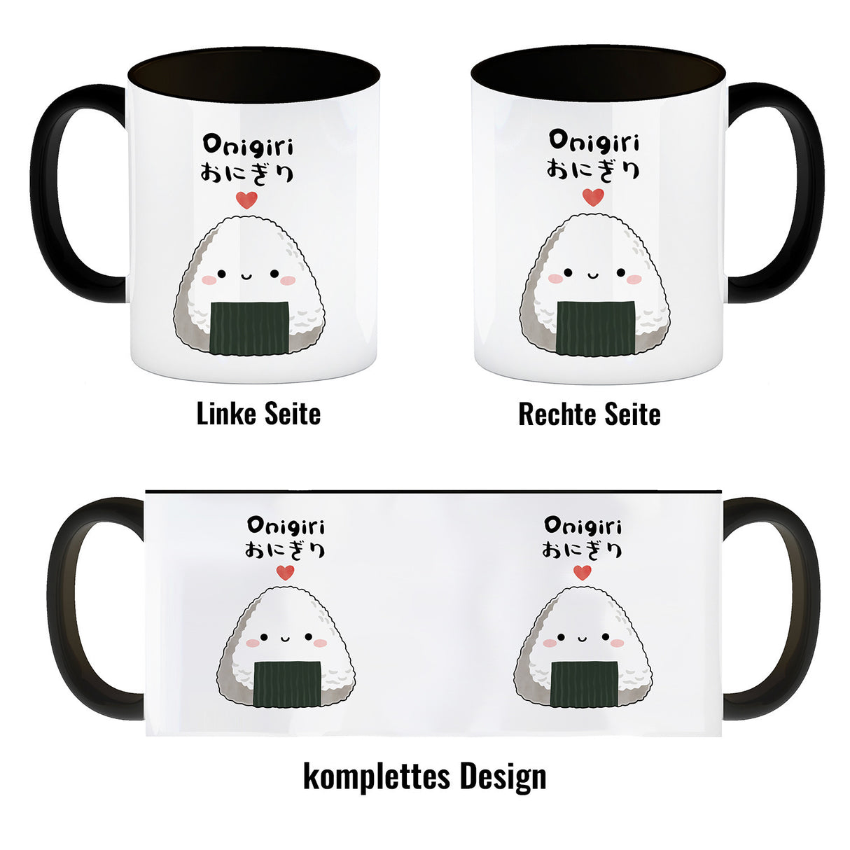 Onigiri Sushi Kaffeebecher