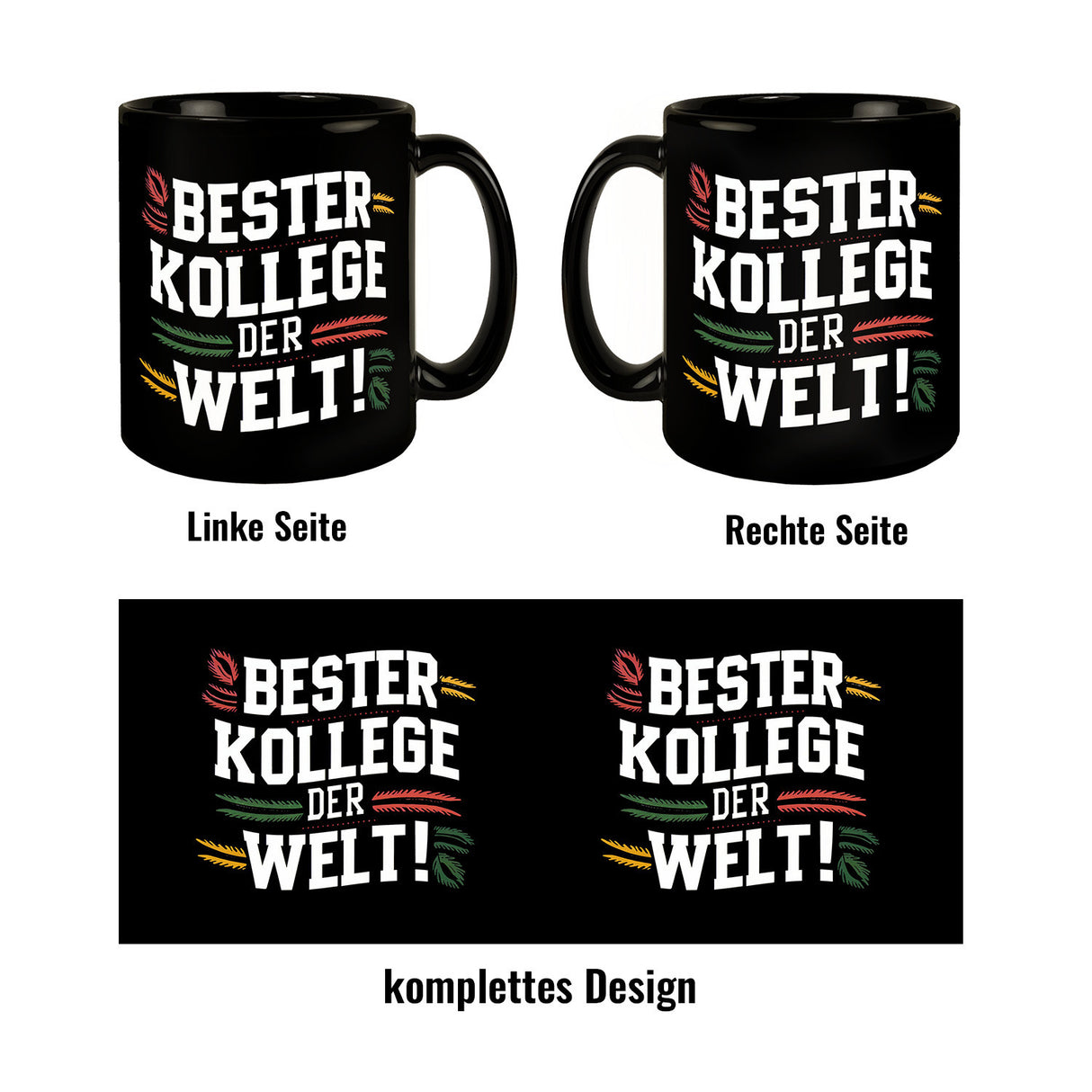 Bester Kollege der Welt Kaffeebecher