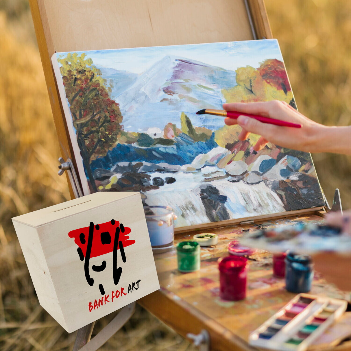 Spardose Moderne Kunst für Kreative Mit "bank for art"