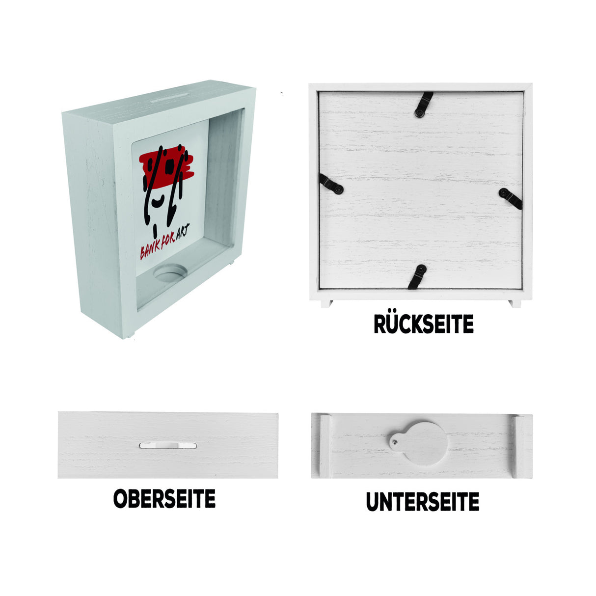 Spardose Moderne Kunst für Kreative Mit "bank for art"