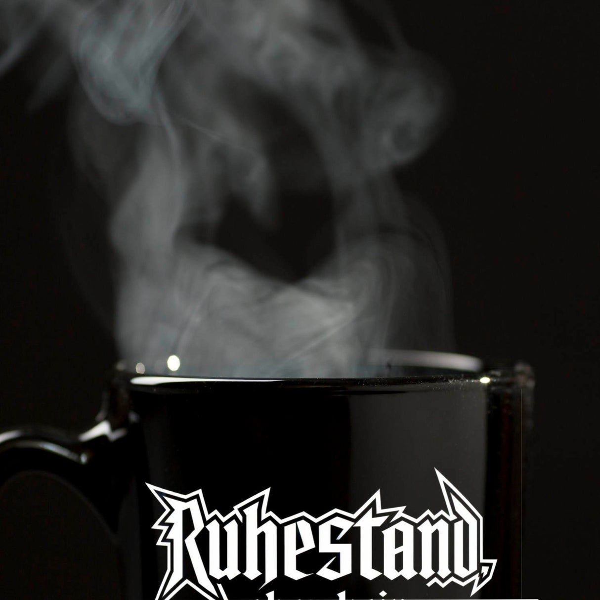 Ruhestand, aber kein Stillstand Tasse im Rockband Stil