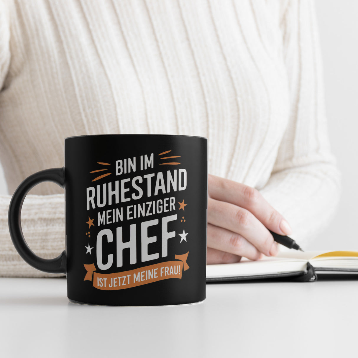 RUHESTAND MEIN EINZIGER CHEF IST JETZT MEINE FRAU! Tasse