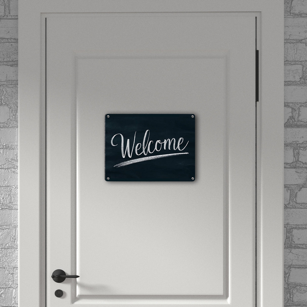 Welcome Metallschild in 15x20 cm