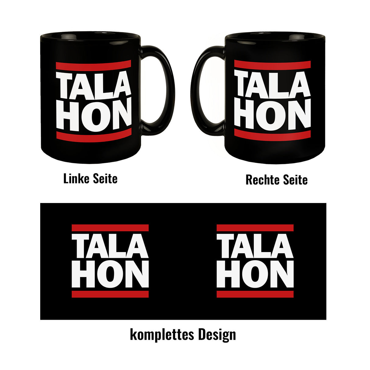 TALAHON Tasse im Blockdesign