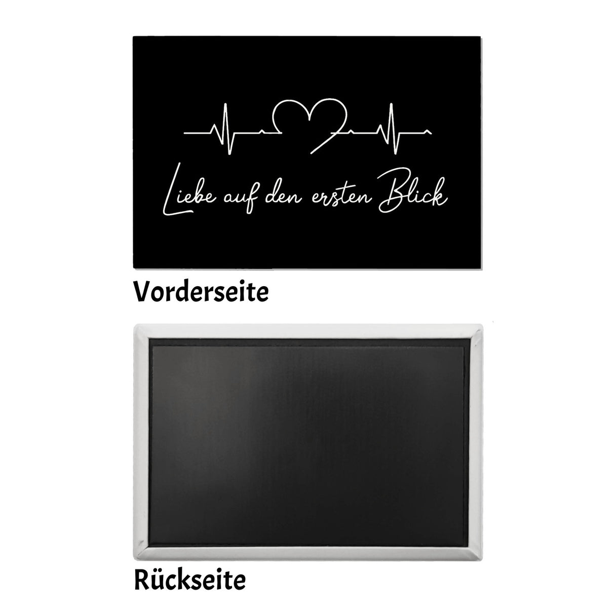 Liebe auf den ersten Blick EKG Herz Souvenir Magnet