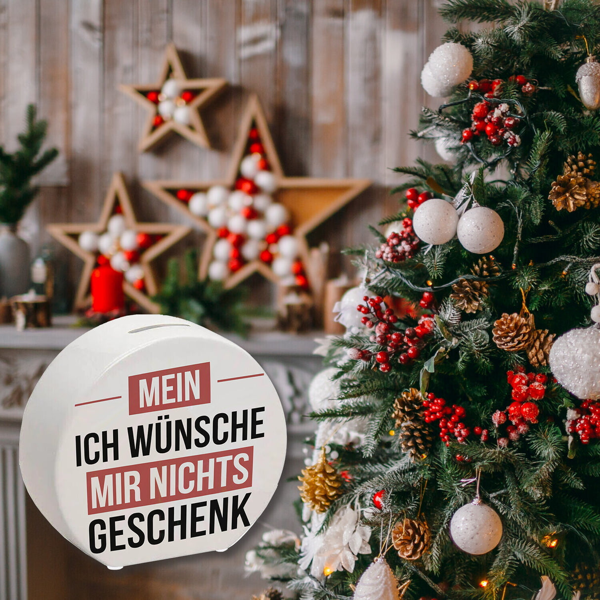 Mein ICH WÜNSCHE MIR NICHTS Spardose
