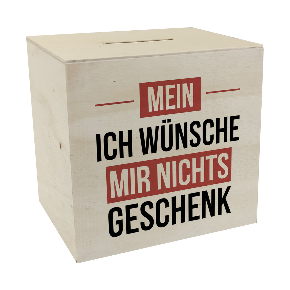 Mein ICH WÜNSCHE MIR NICHTS Spardose