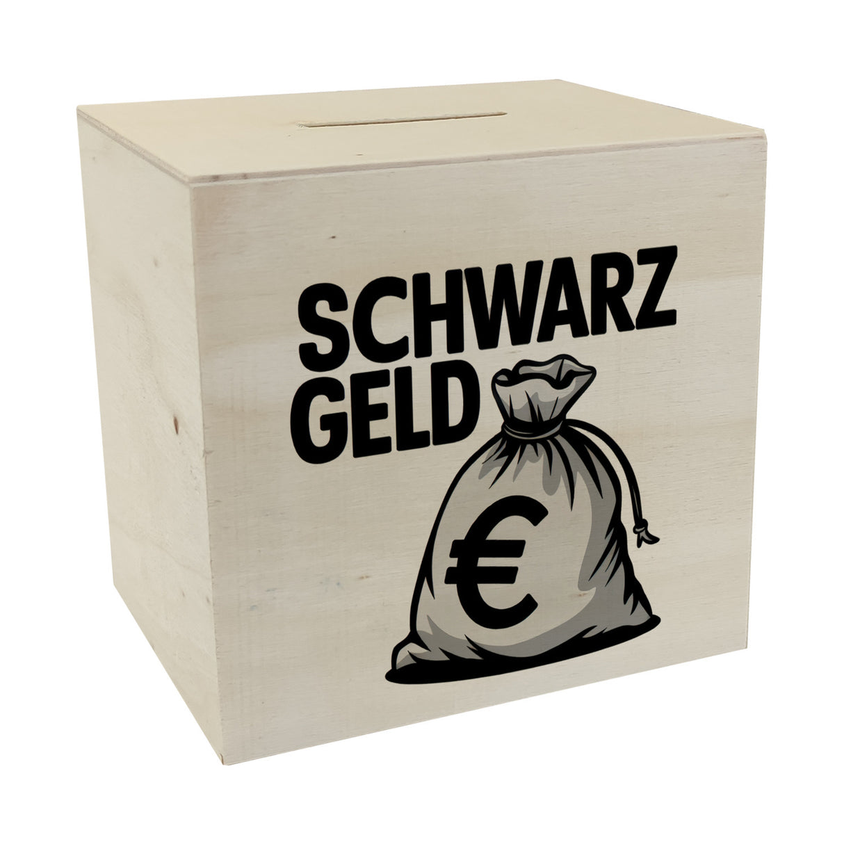 Euro-Sack SCHWARZ GELD Spardose
