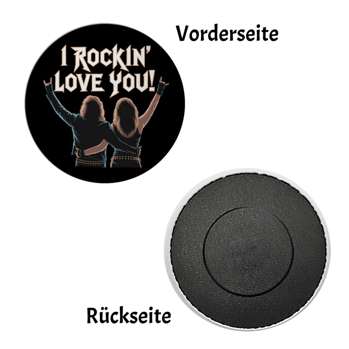 Rocker I rockin' love you Magnet für Rock-Fans