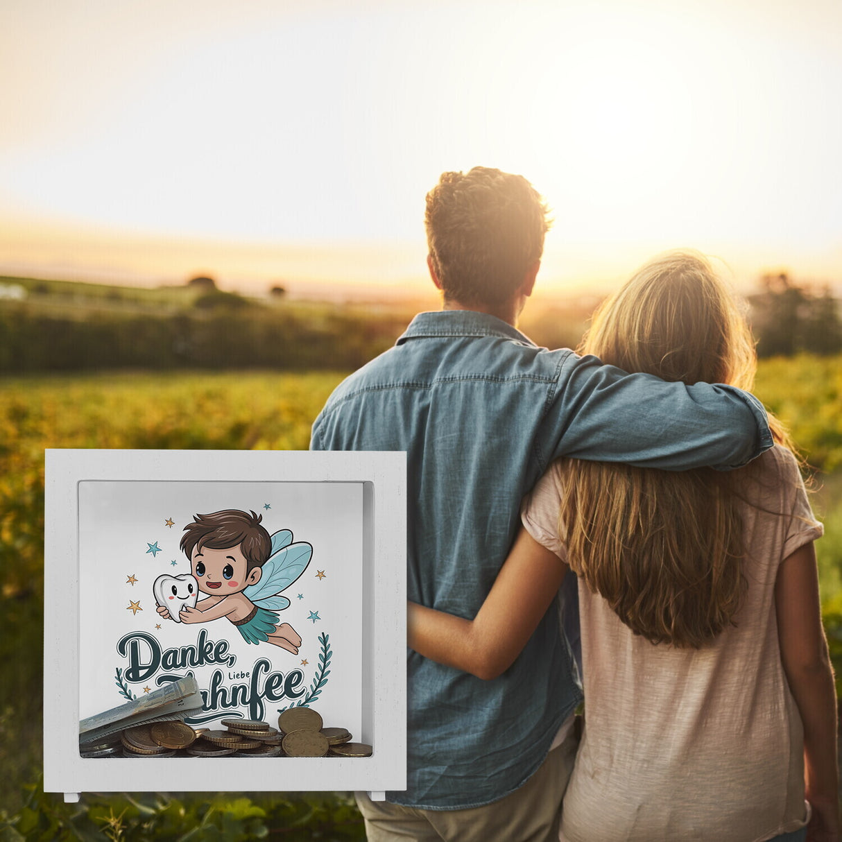 Zahnfee Spardose Danke, liebe Zahnfee für Jungs