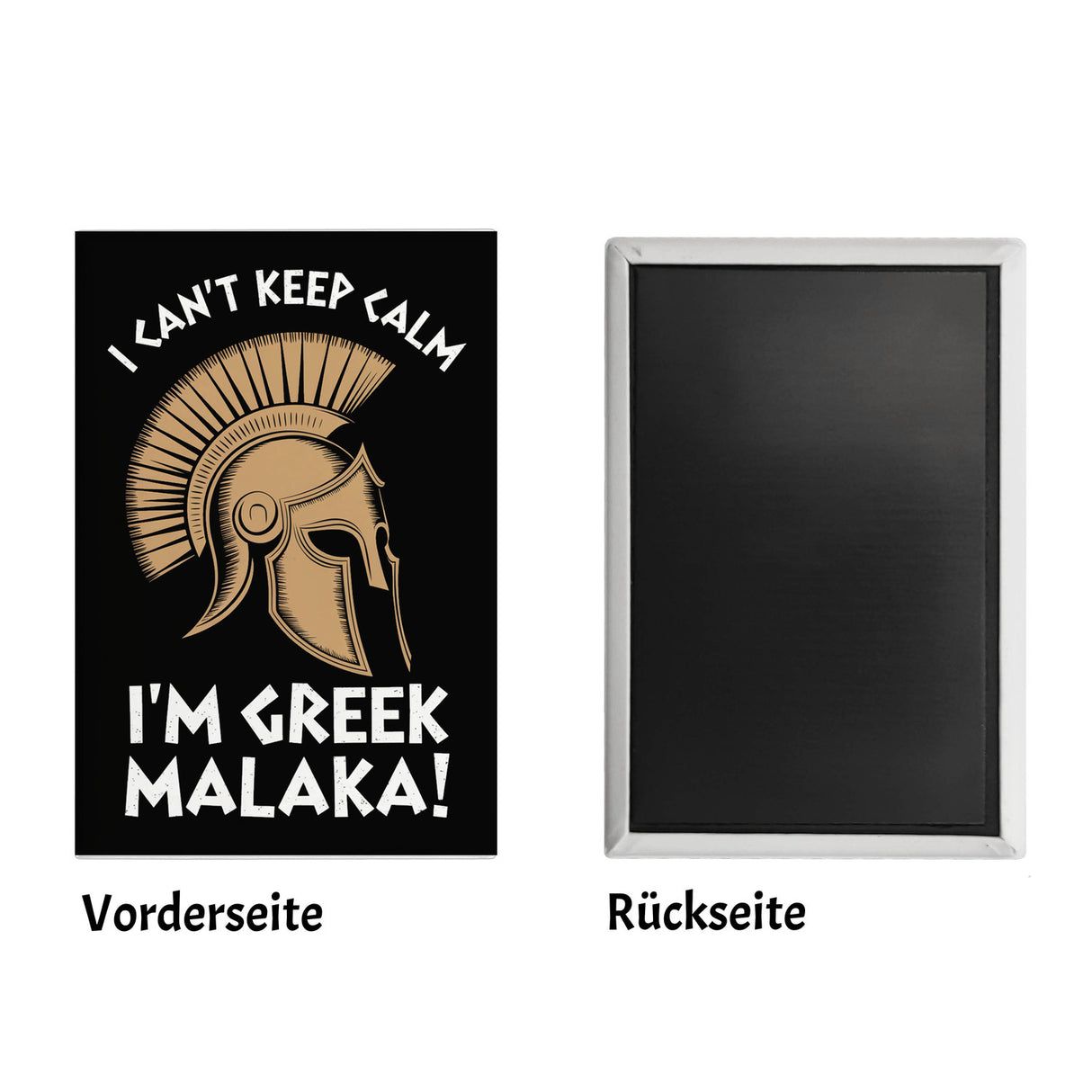 Griechischer Helm Souvenir Souvenir Magnet - I can't keep calm Malaka