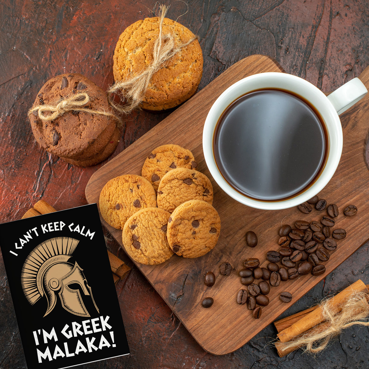 Griechischer Helm Souvenir Souvenir Magnet - I can't keep calm Malaka