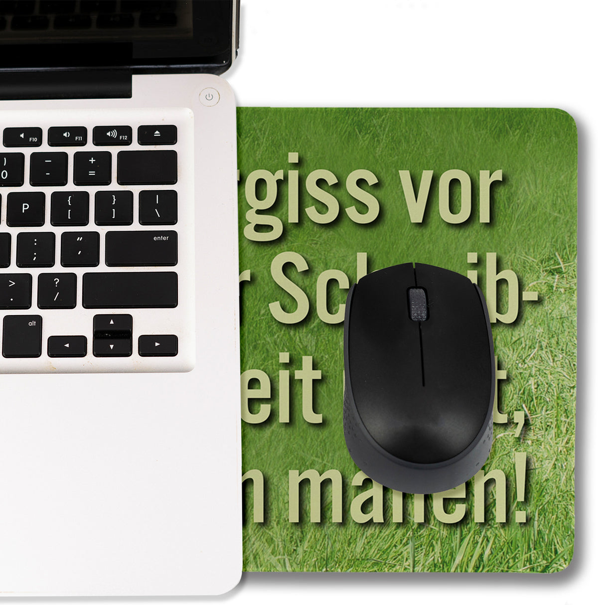 Vergiss nicht, den Rasen mähen! Schreibtischunterlage 69x31cm XXL Mauspad