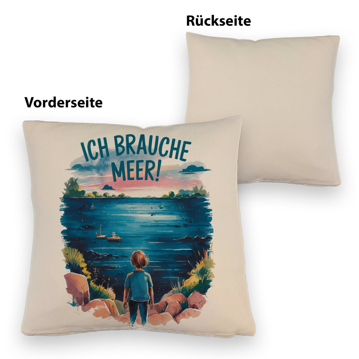 Ich brauche Meer! Kissen