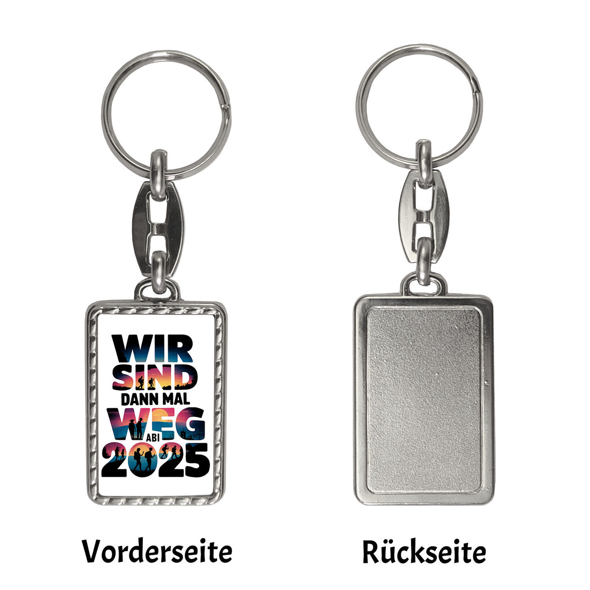 Wir sind dann mal weg Schlüsselanhänger ABI 2025