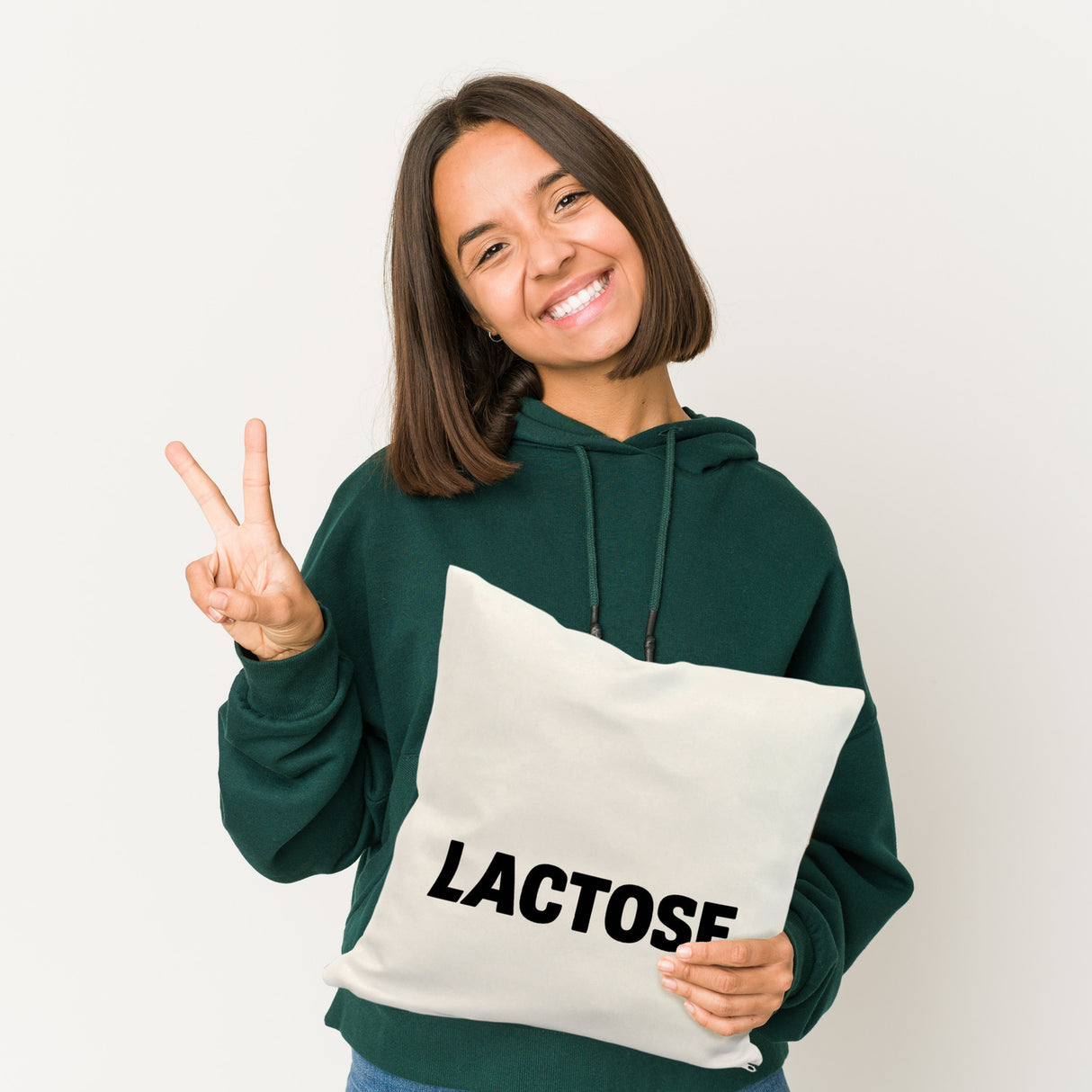 Alligator LACTOSE Kissen für Humorliebhaber