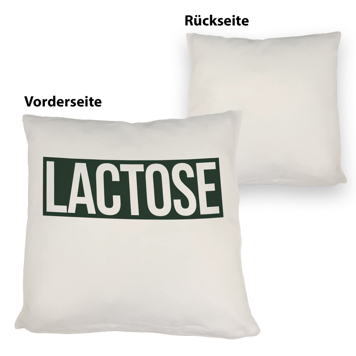 Krokodil LACTOSE Kissen für Menschen mit Humor