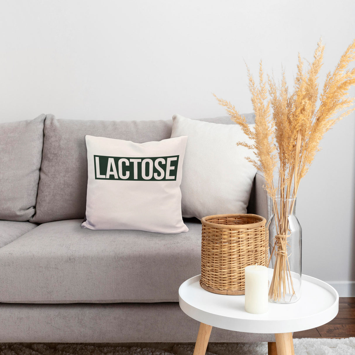 Krokodil LACTOSE Kissen für Menschen mit Humor