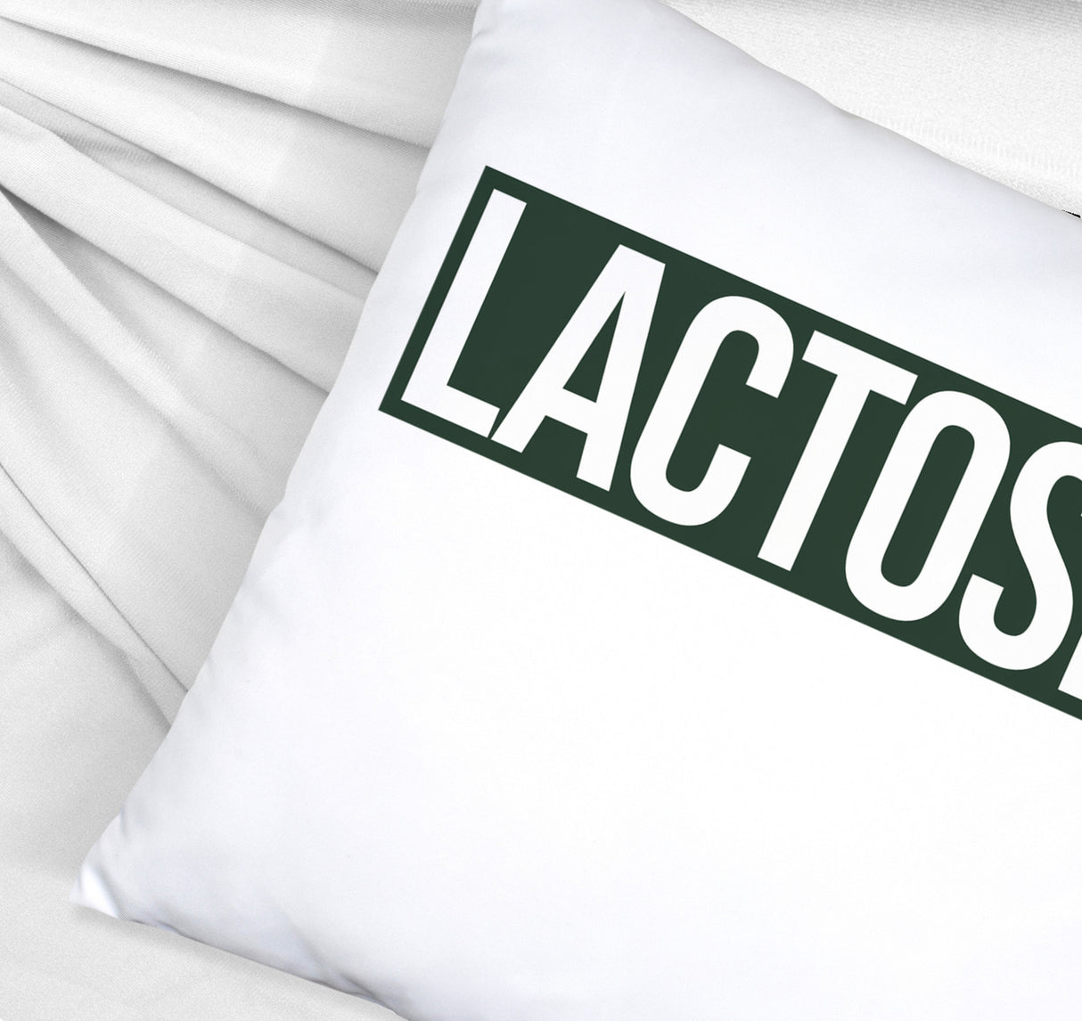 Krokodil LACTOSE Kissen für Menschen mit Humor