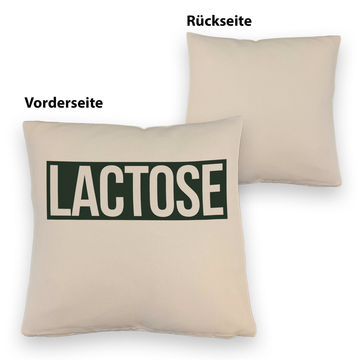 Krokodil LACTOSE Kissen für Menschen mit Humor