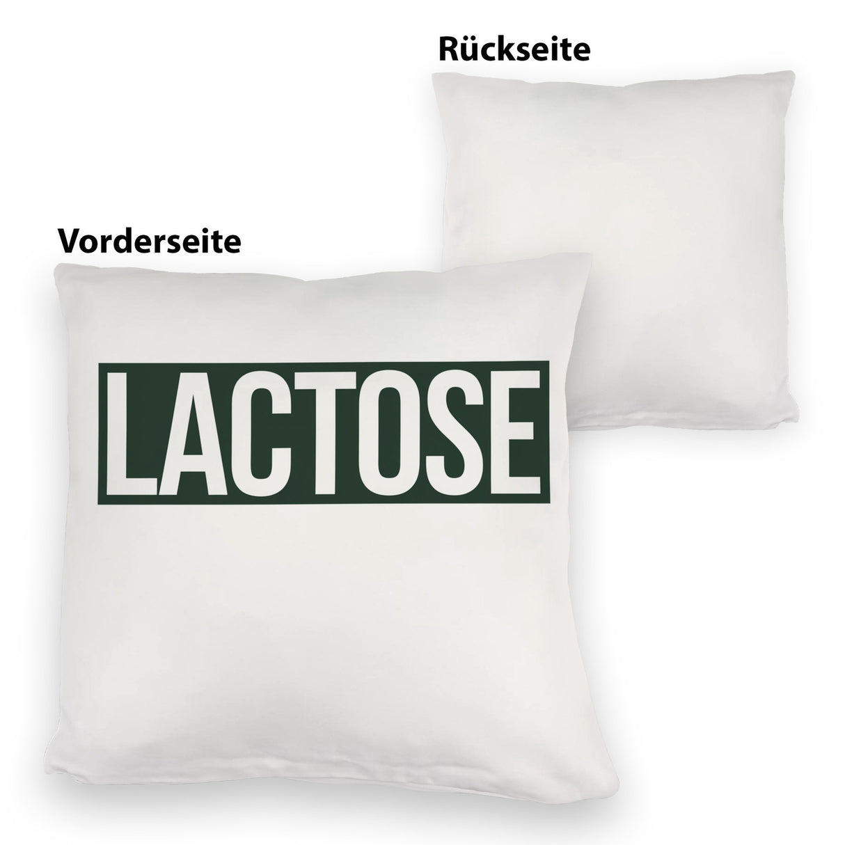 Krokodil LACTOSE Kissen für Menschen mit Humor