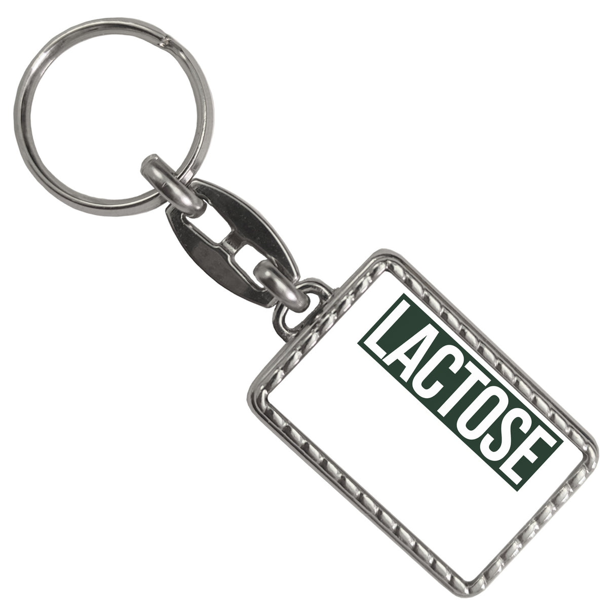 Krokodil LACTOSE Schlüsselanhänger für Menschen mit Humor